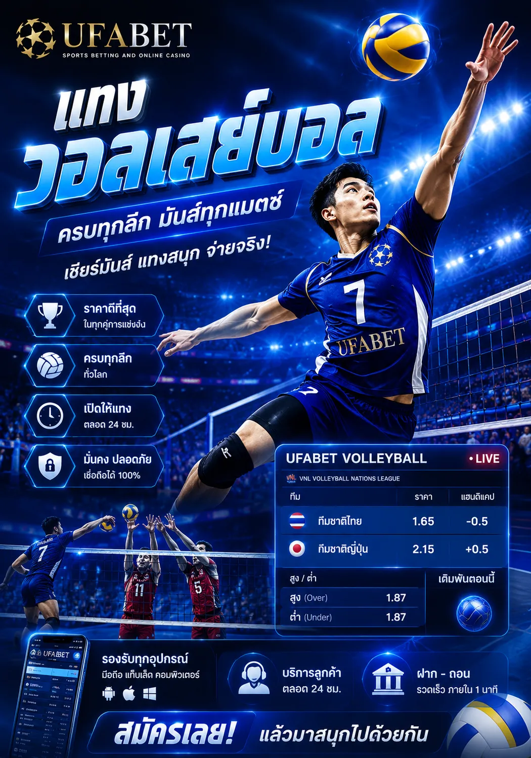 แทงวอลเลย์บอล UFABET