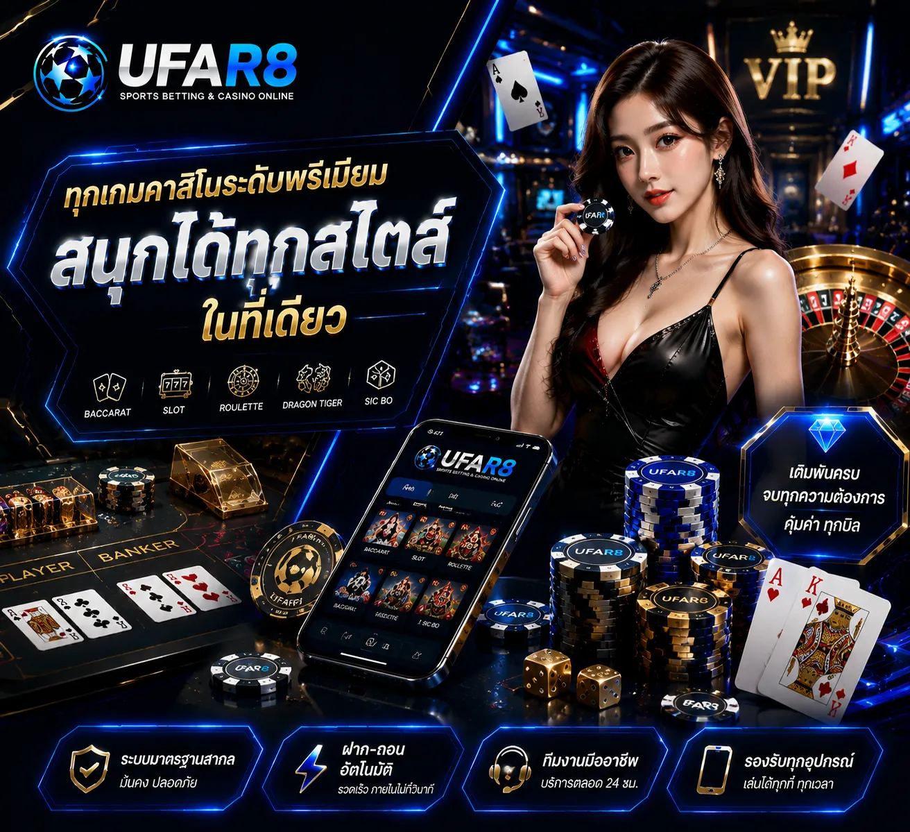คาสิโนออนไลน์ครบวงจร