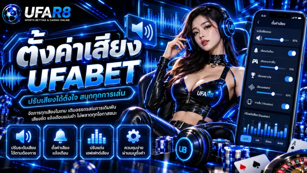 ตั้งค่าเสียง UFABET